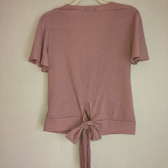 Pink Wrap Blouse - Picture 3 of 3